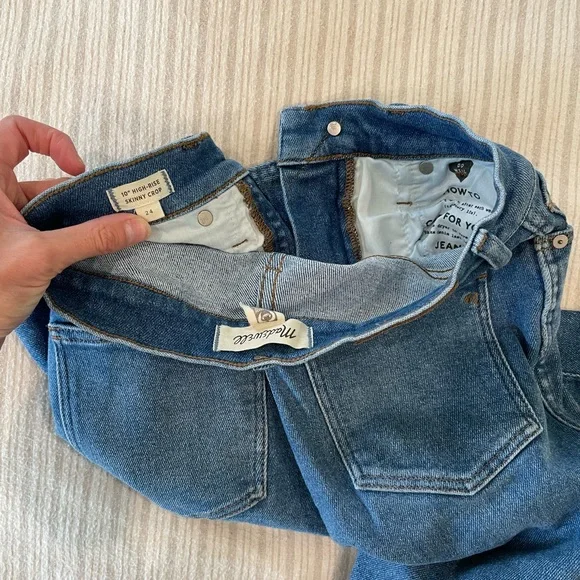 Madewell 10” Skinny Crop - Picture 2 of 5
